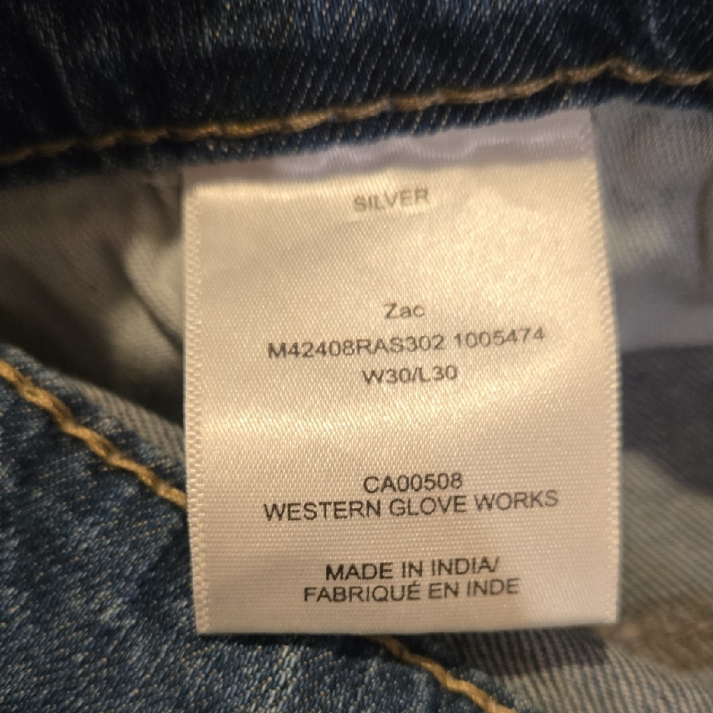 Silver Jeans Men's Straight Leg Blue Denim - Picture 4 of 6